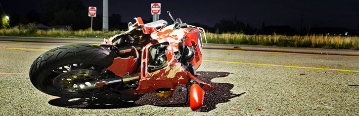 accidente de motocicleta
