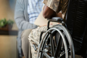 veteran in wheelchair