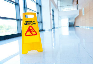 wet floor sign