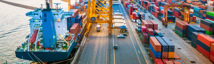 ships at dock