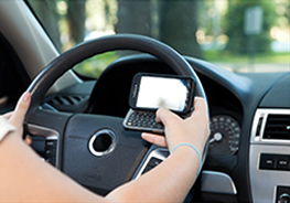 texting while driving a vehicle