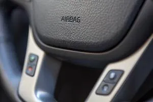 airbag inscription on steering wheel