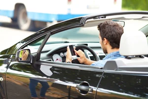 a texting driver
