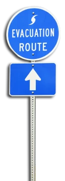 hurricane evacuation route