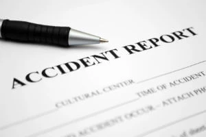 reporting a car accident