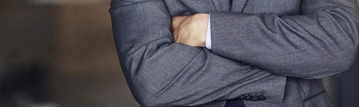 man with folded arms