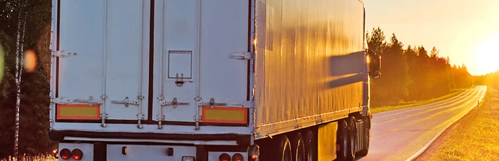 Camión en autopista