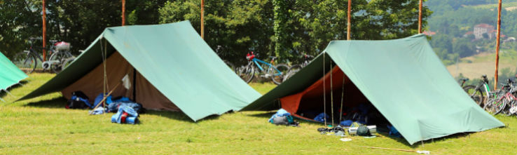 tents in boy scouts camp